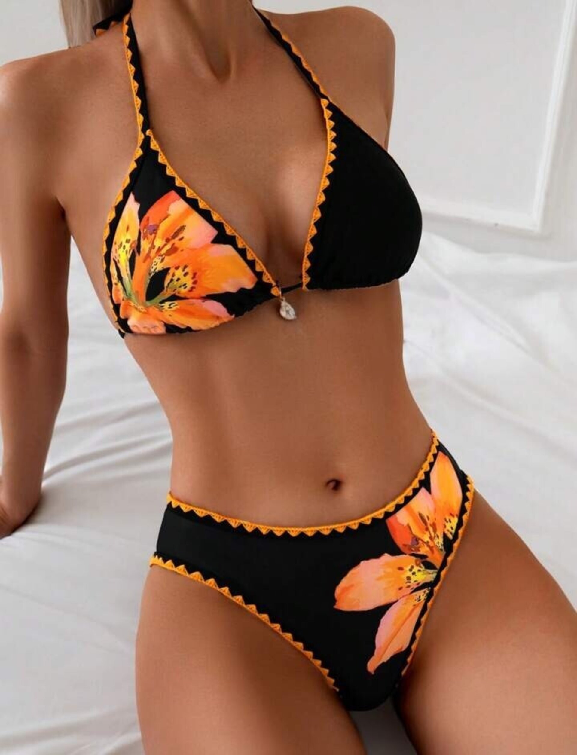 Conjunto de bikini con estampado para mujer - 3