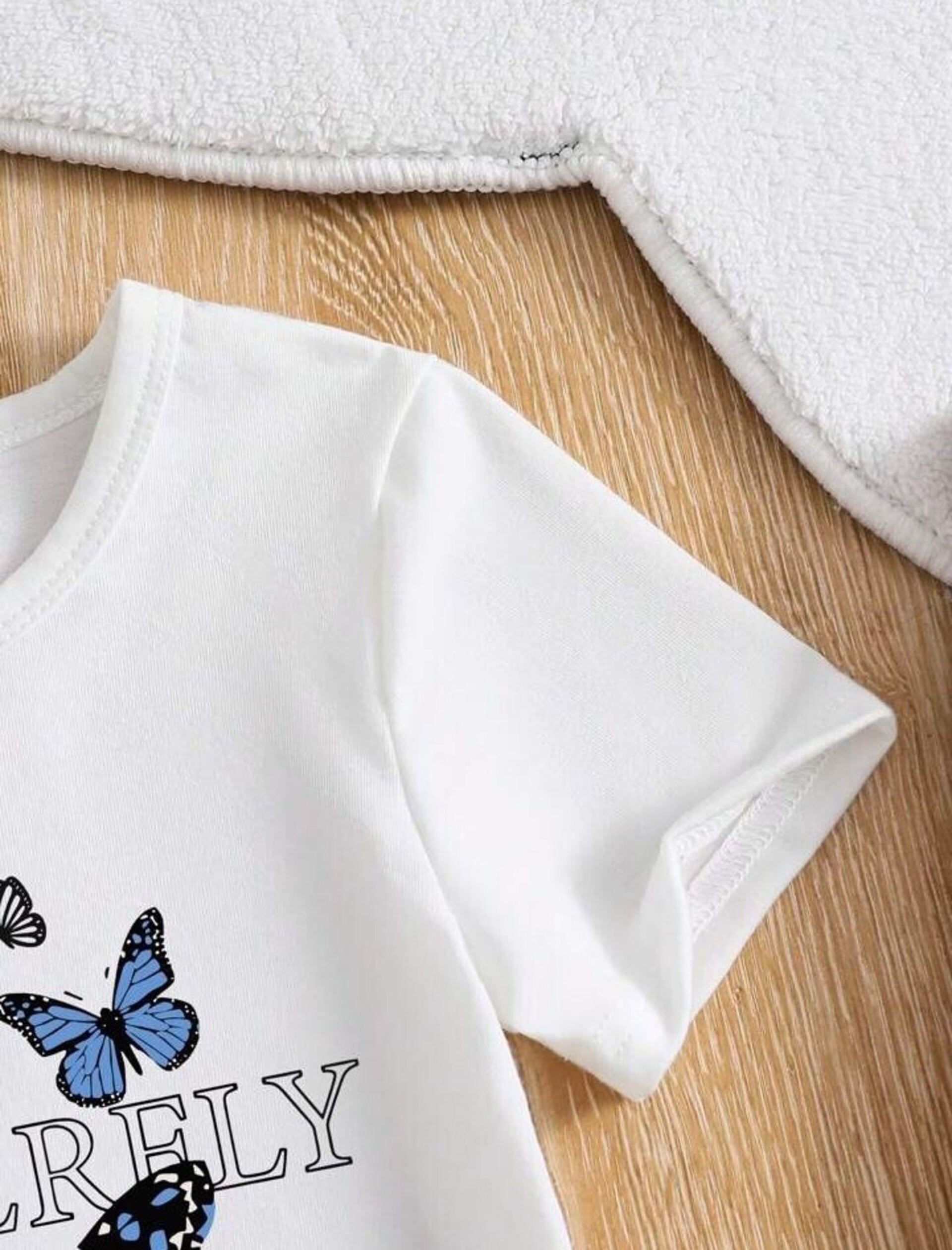 Conjunto de blusa de manga corta para niña - 5