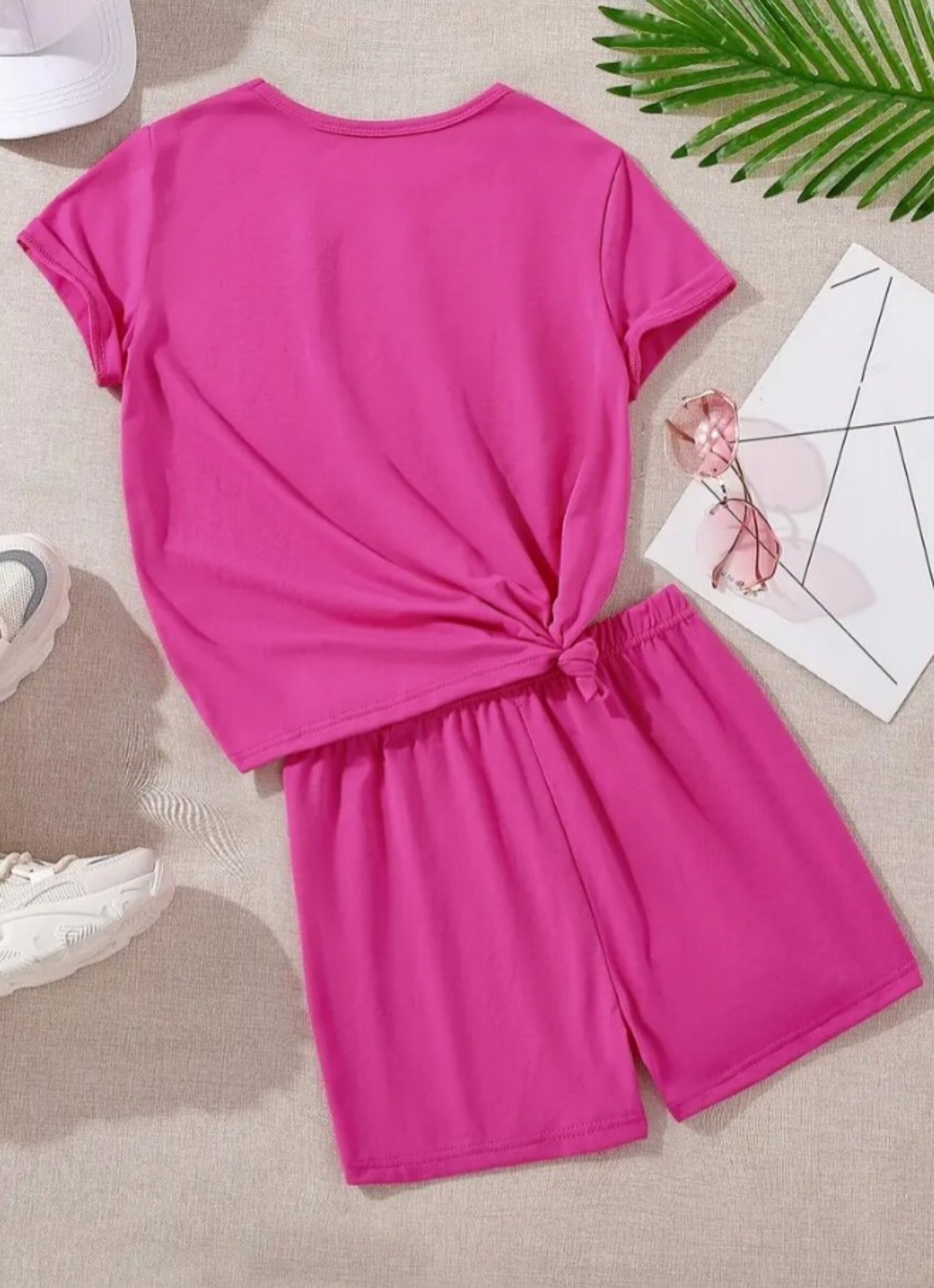 conjunto para niña con estampado de letras - 2
