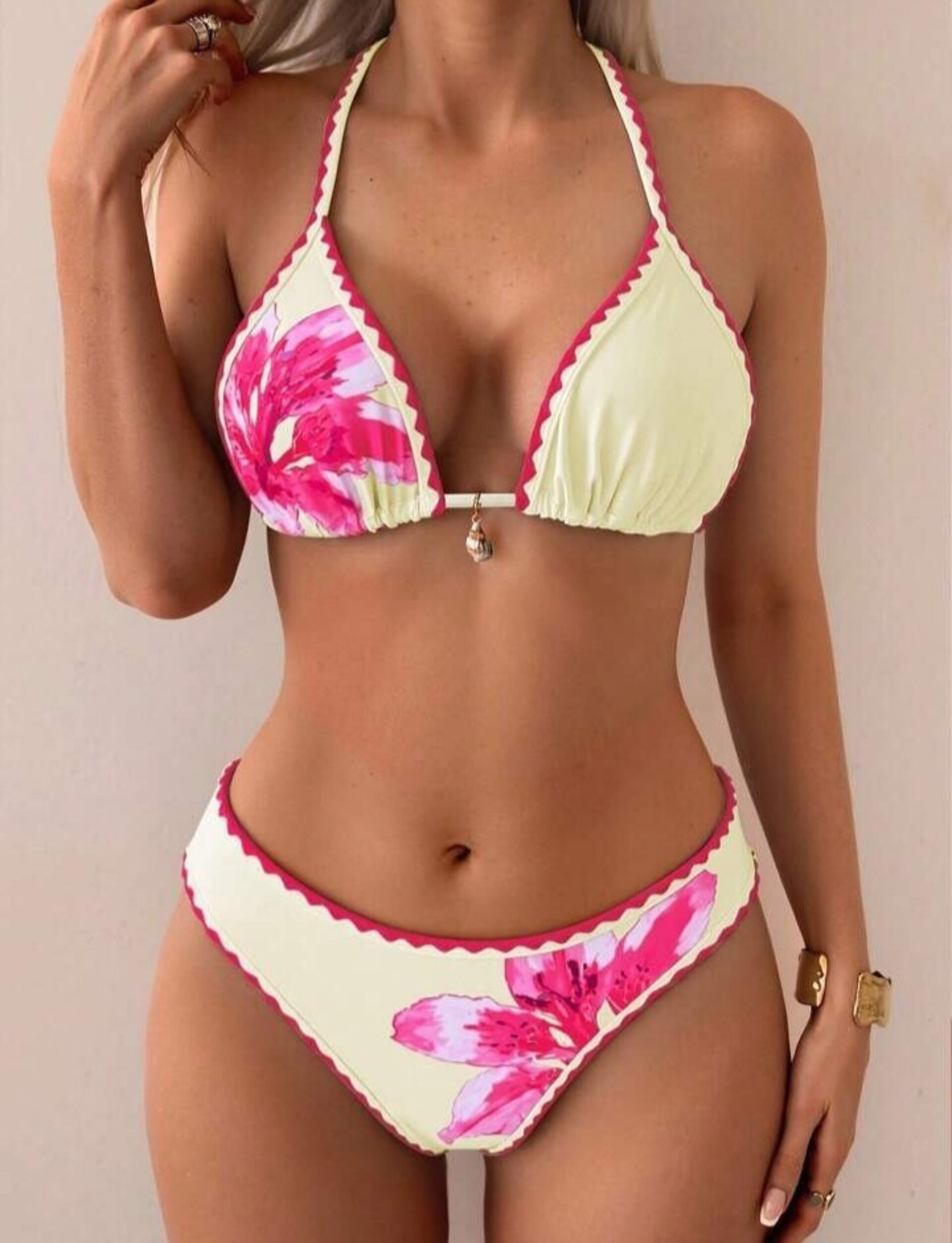 Conjunto de bikini con estampado para mujer - 6