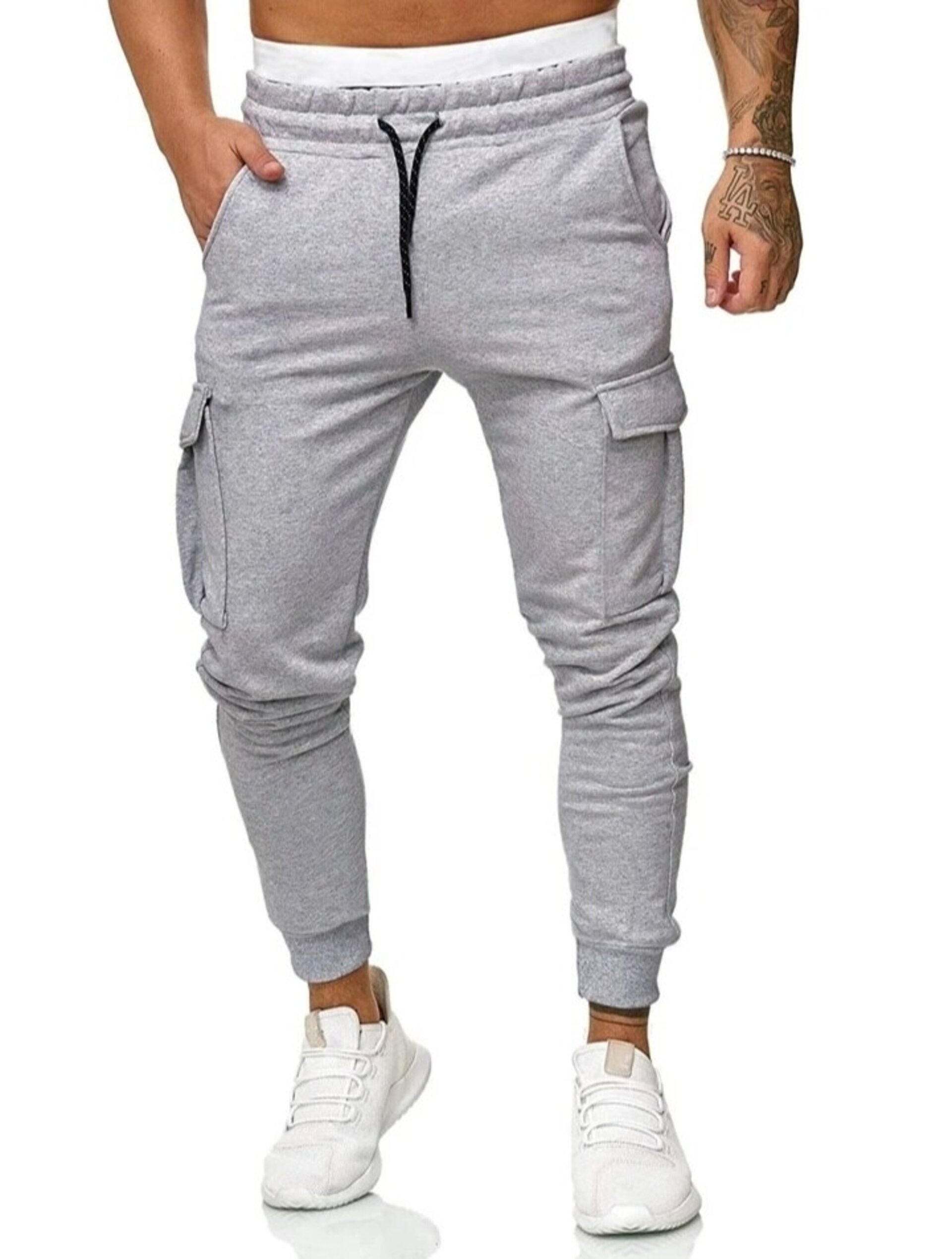 Pantalones con bolsillo con solapa de hombre - 2