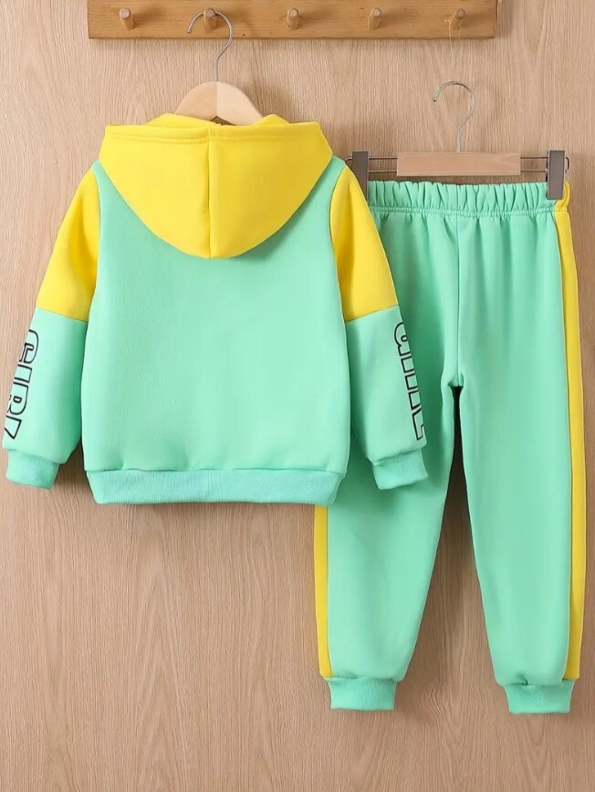 conjunto de sudadera con capucha para niña - 2