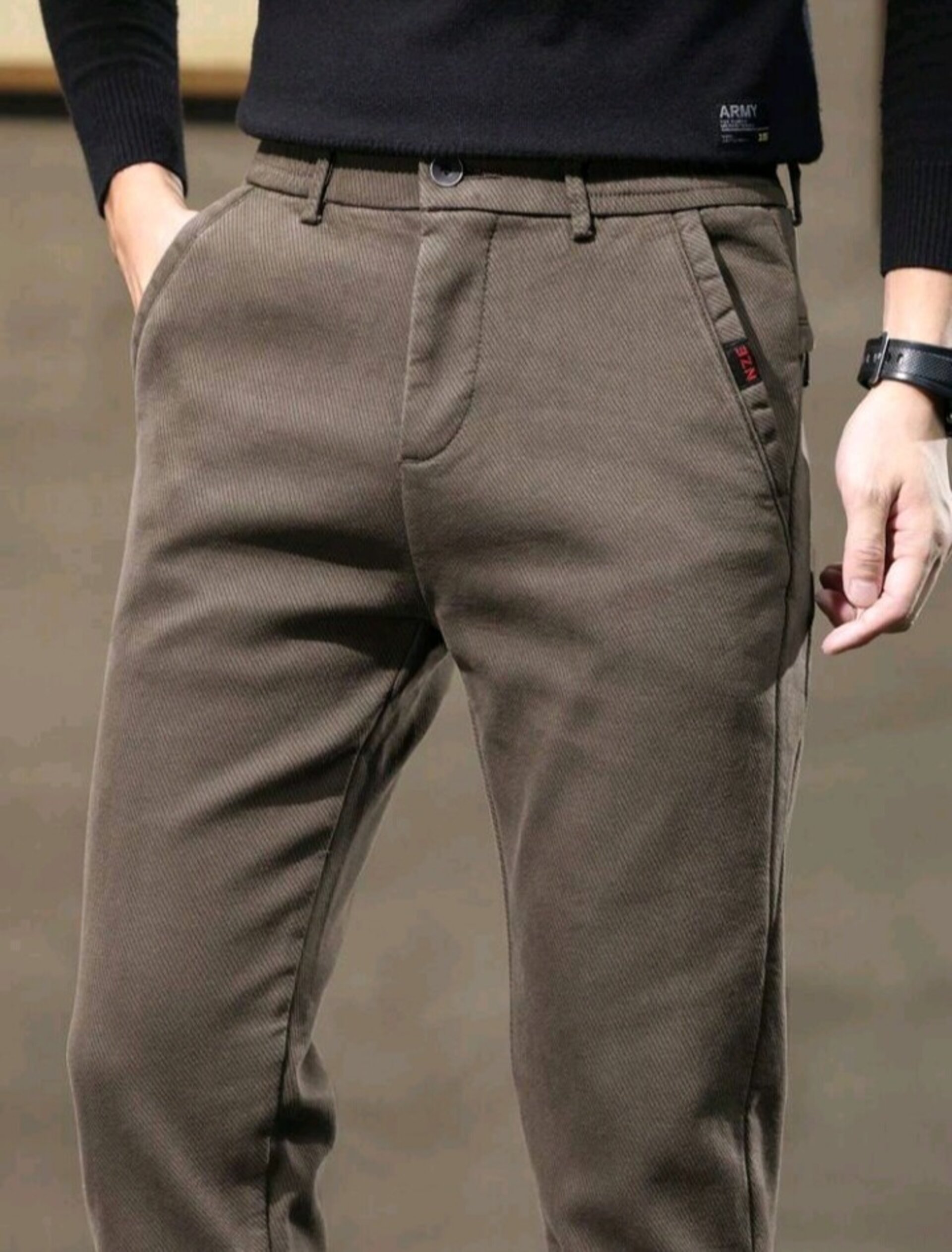 Pantalones entallados de hombre - 7