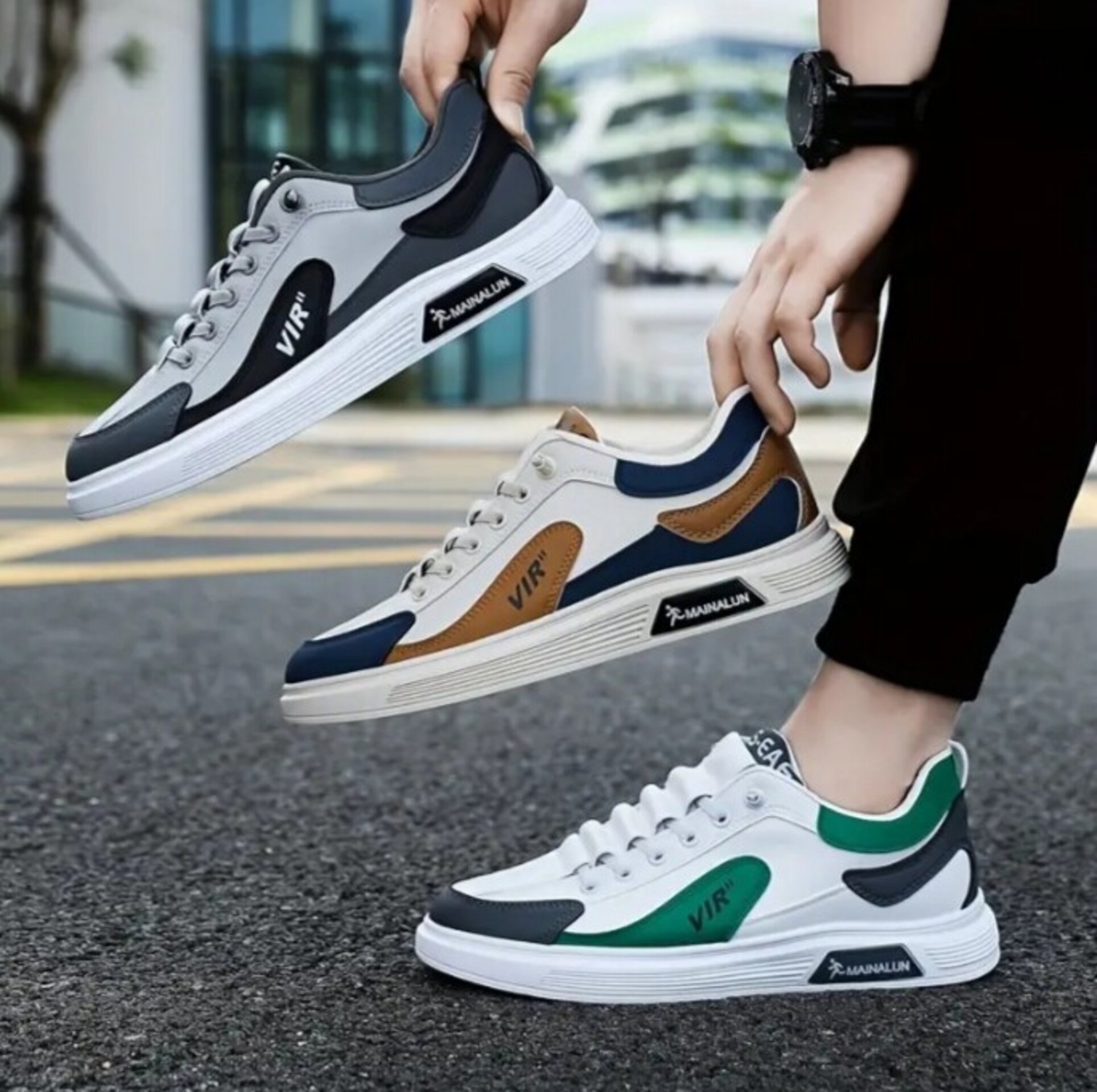 zapatillas bajas de hombre antideslizantes - 7