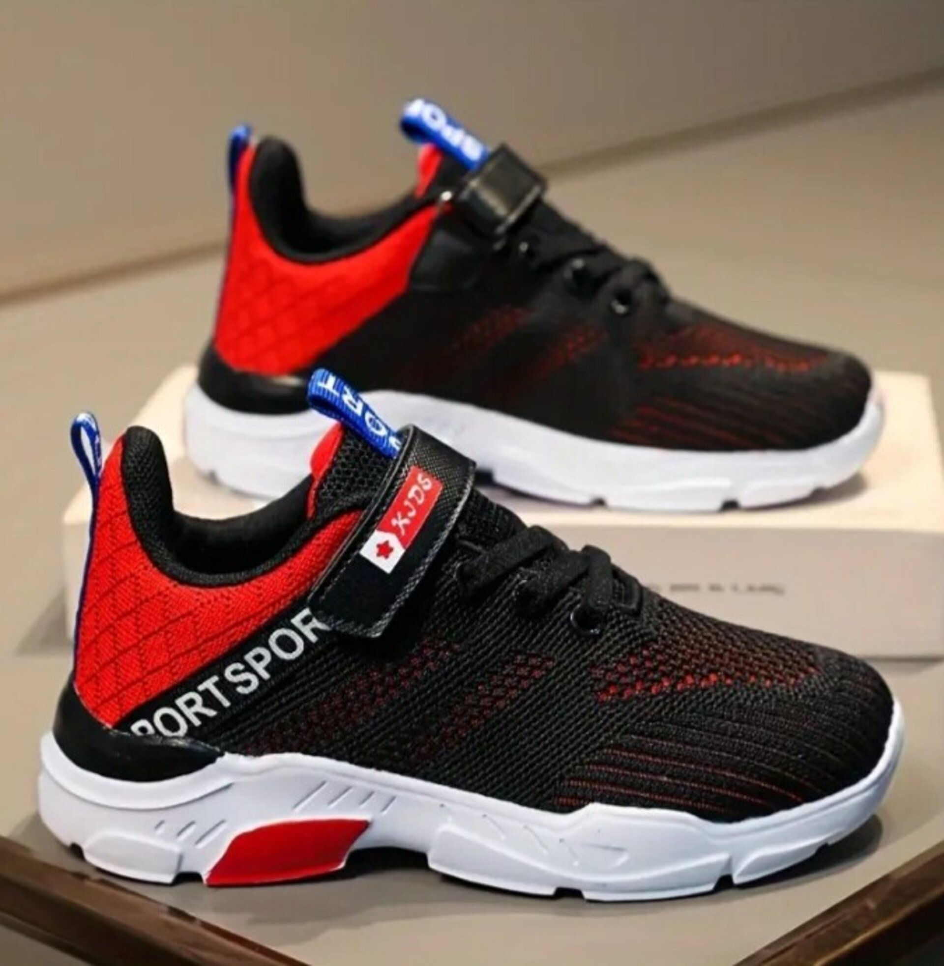 zapatillas de running comodos de baja altura para niños, - 4