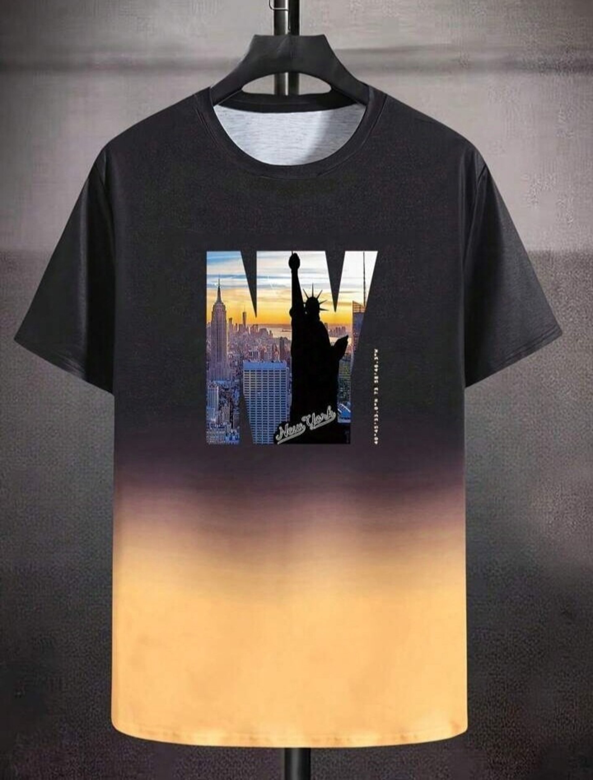 Camiseta de manga corta con estampado de hombre - 2