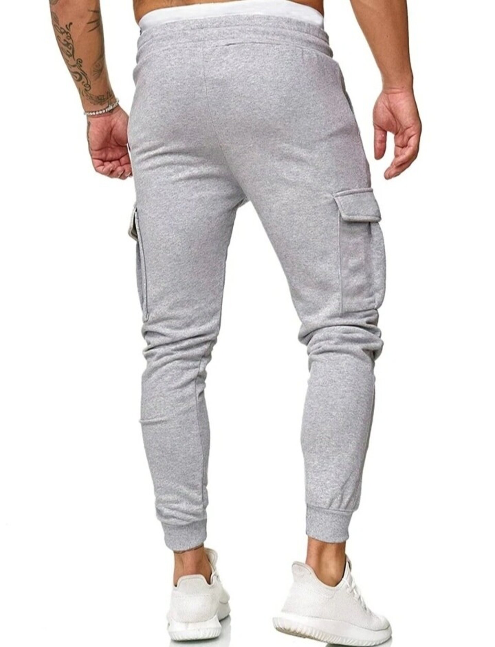 Pantalones con bolsillo con solapa de hombre - 4