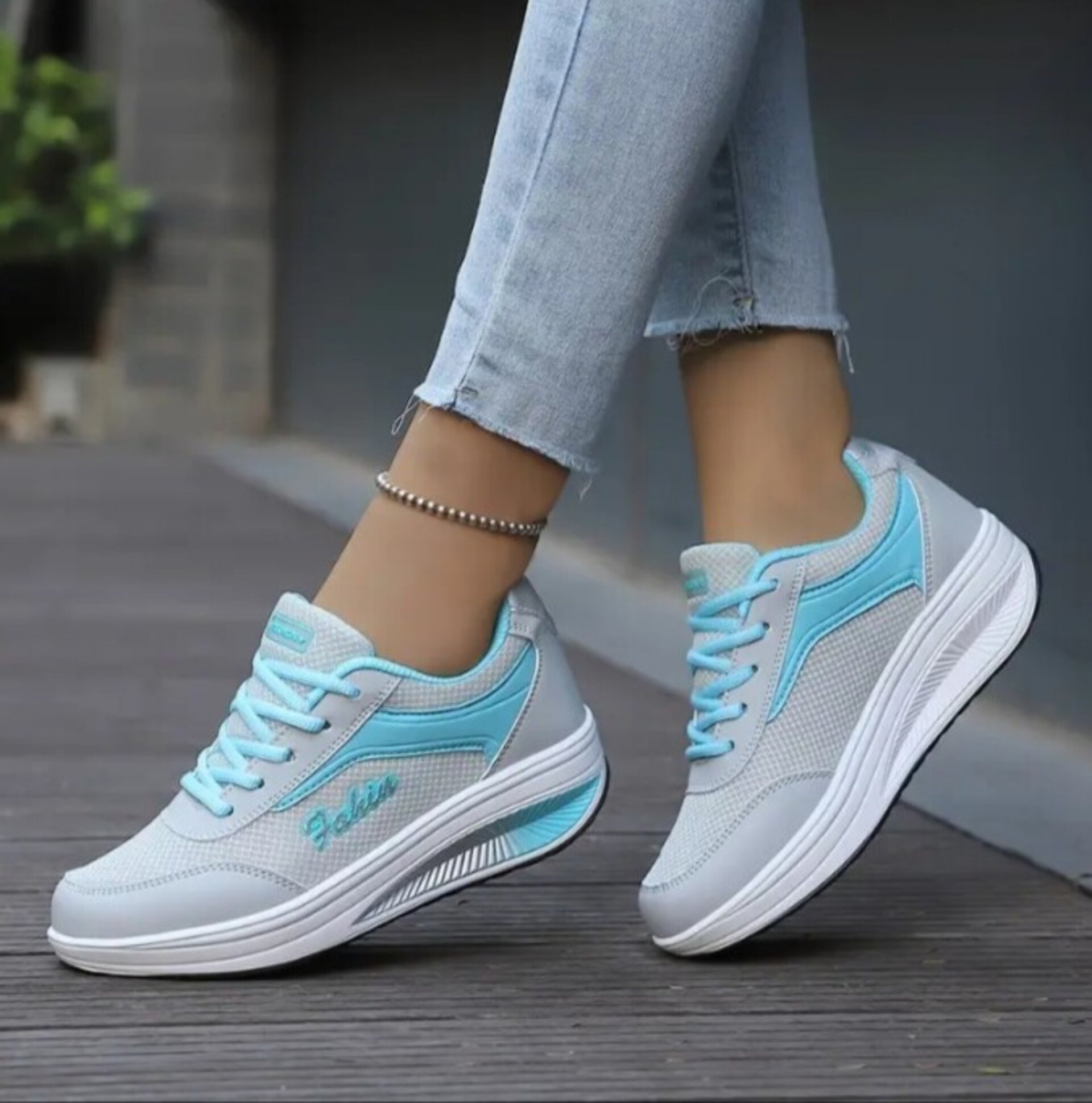 Zapatillas de plataforma transpirables - 7
