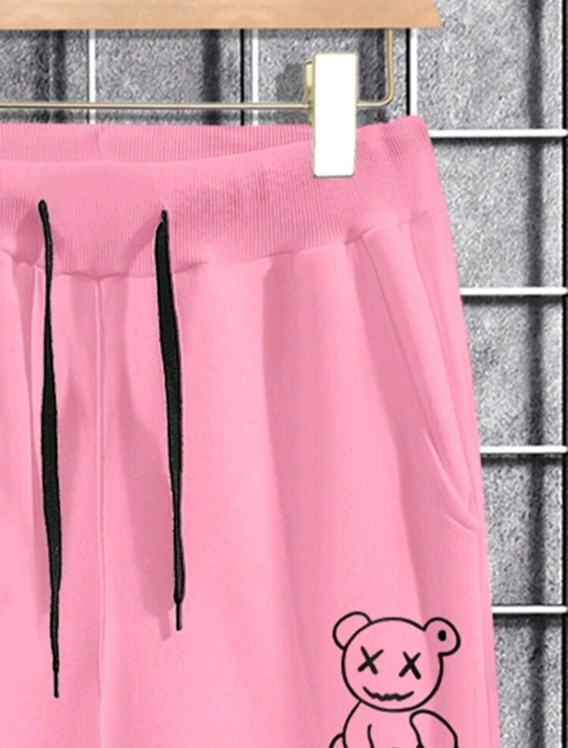 sudadera con estampado de oso y pantalon de chandal - 13