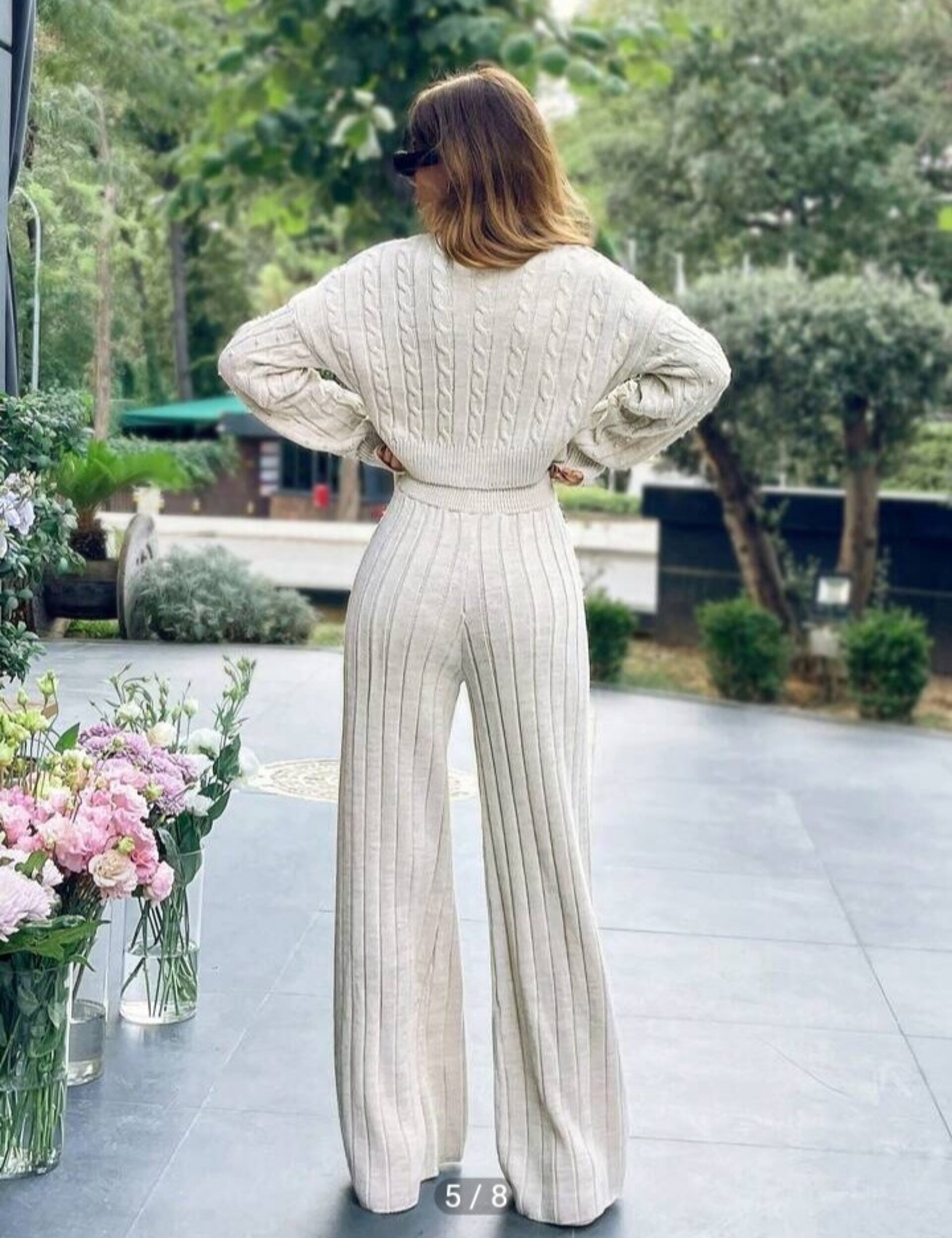 conjunto de sueter y pantalon para mujer - 2