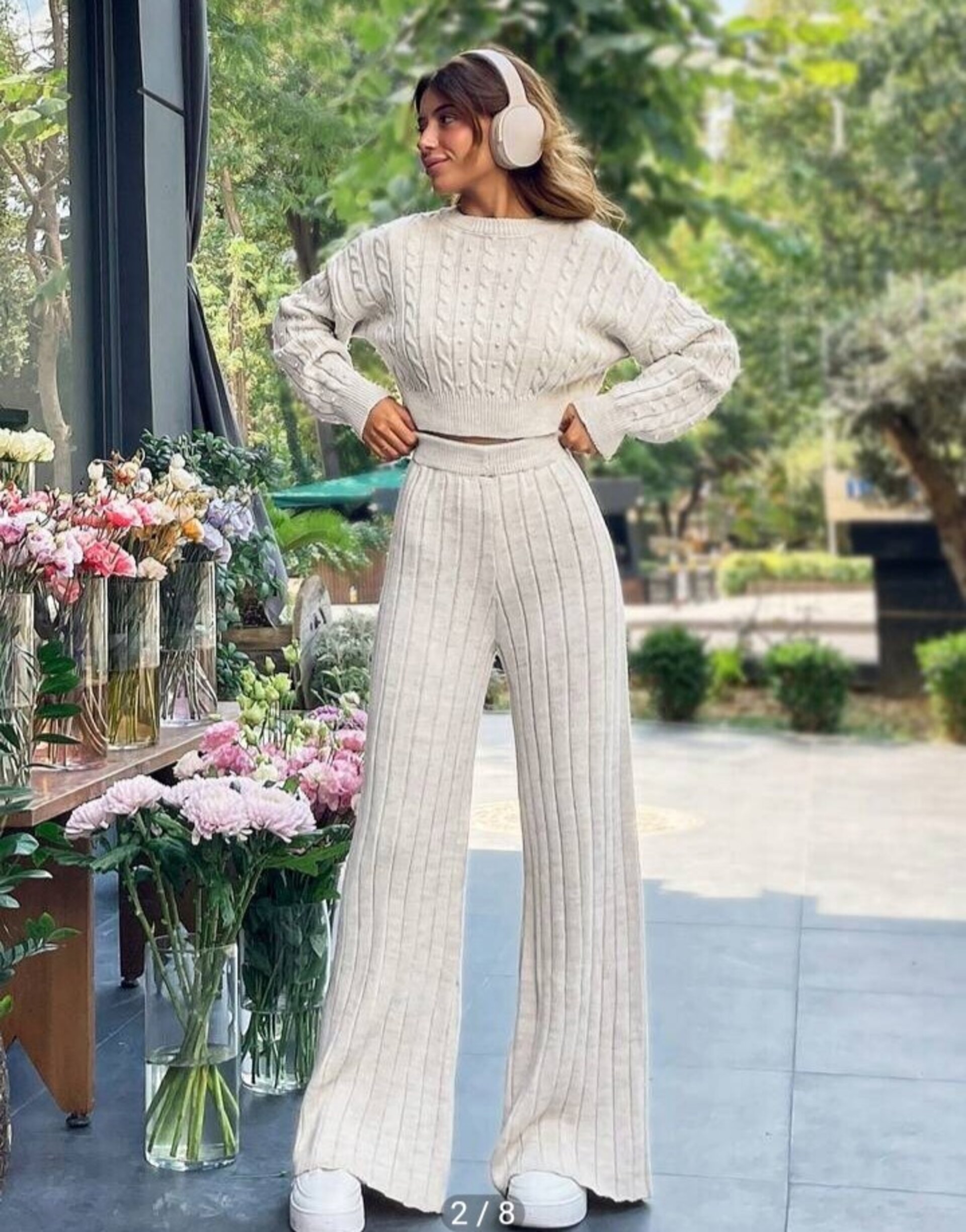conjunto de sueter y pantalon para mujer - 4