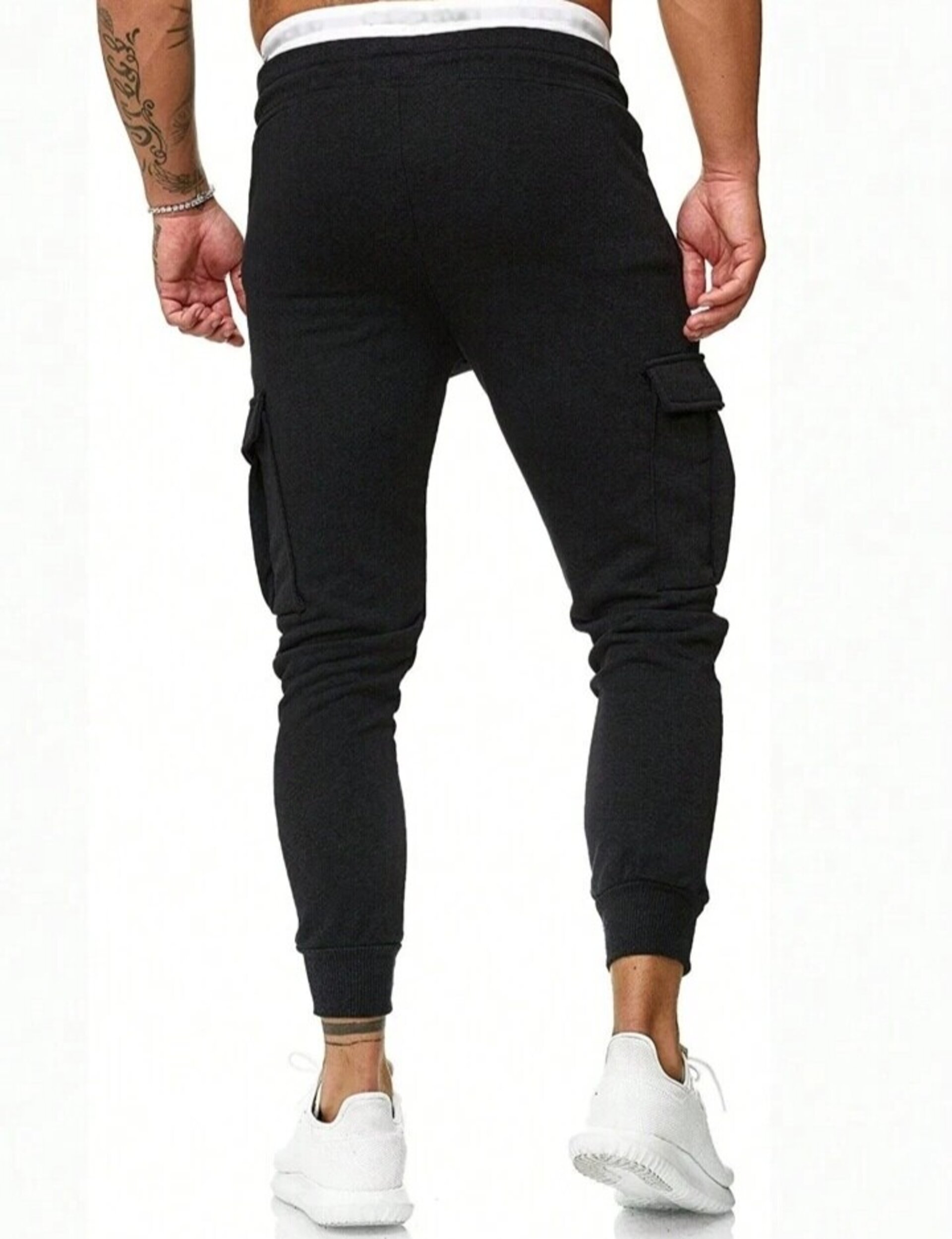 Pantalones con bolsillo con solapa de hombre - 8