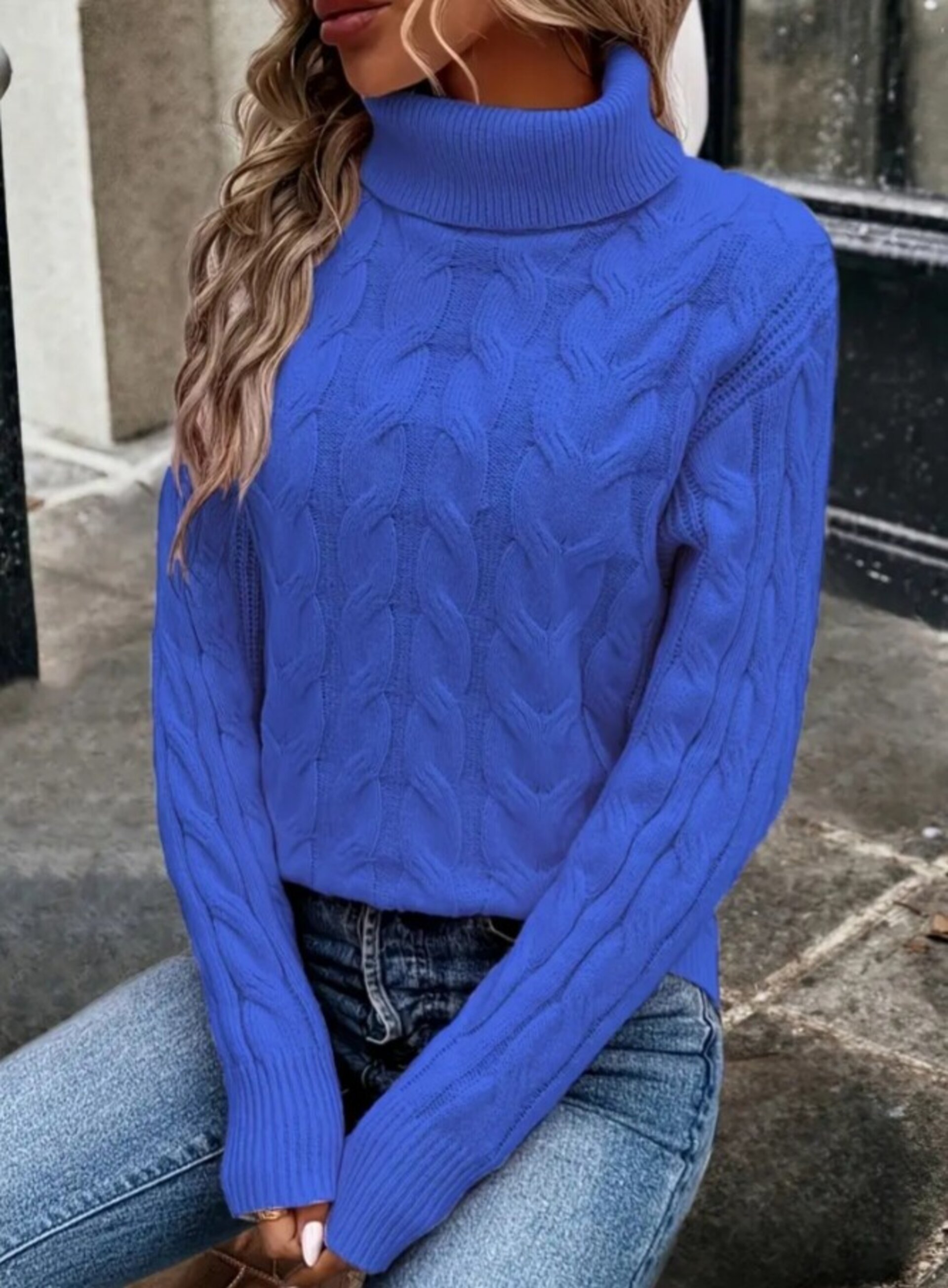 jersey de cuello alto de mujer - 3