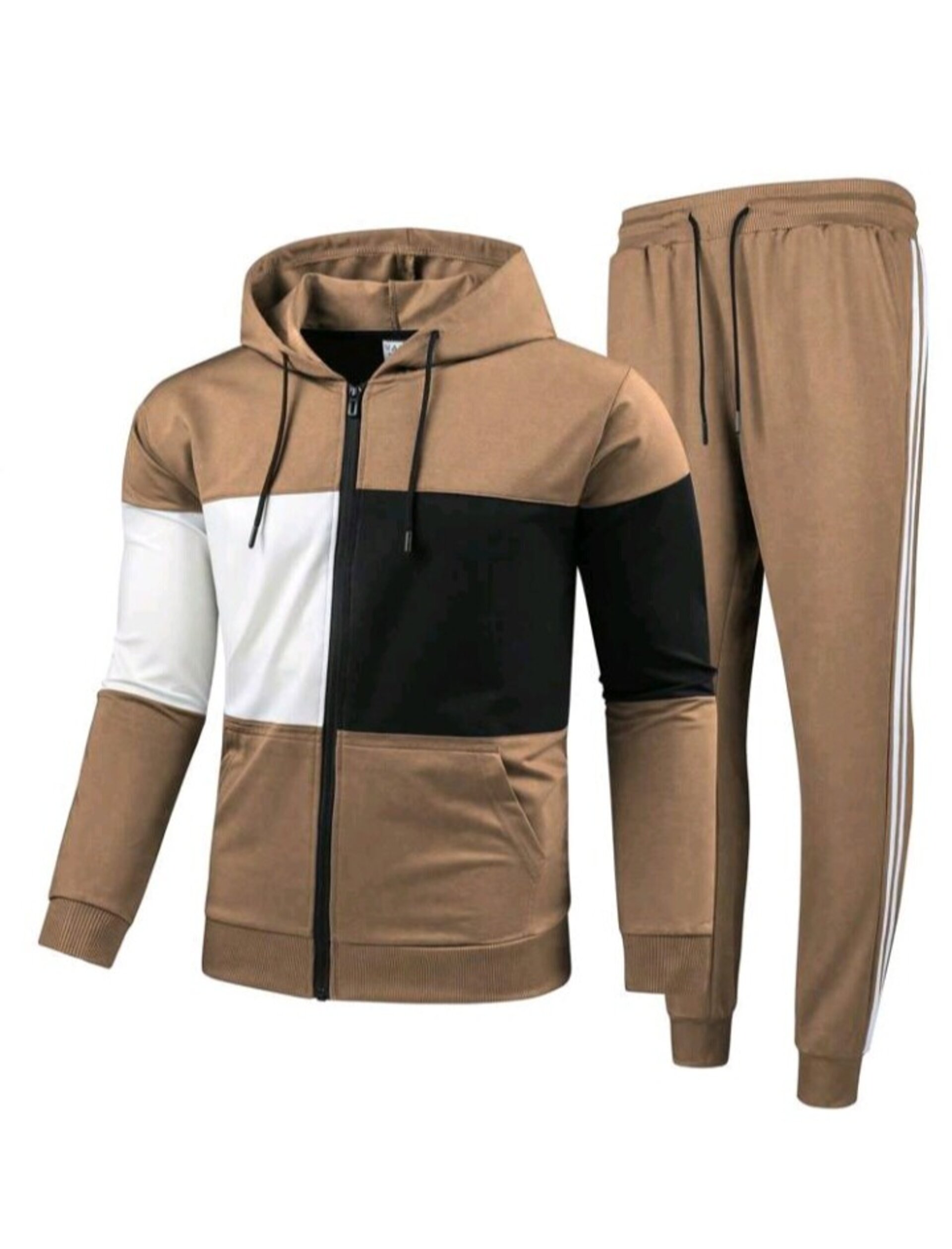 set de 2 piezas sudadera y pantalon para hombre - 6