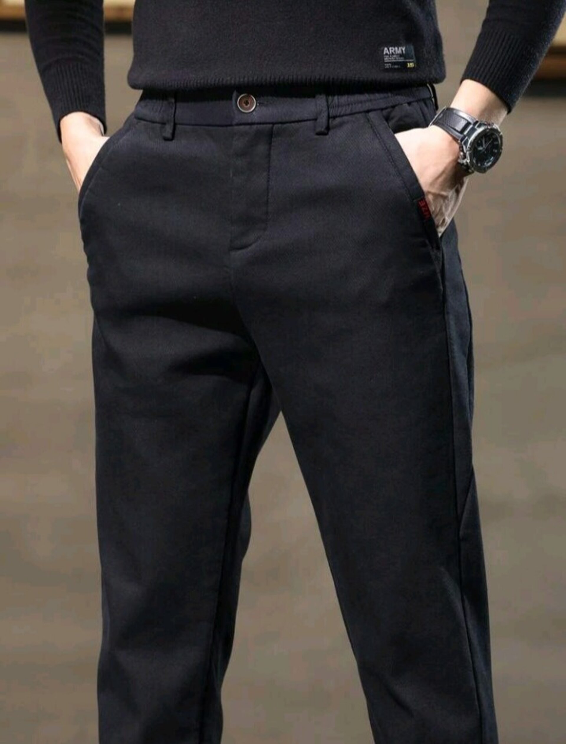 Pantalones entallados de hombre - 3