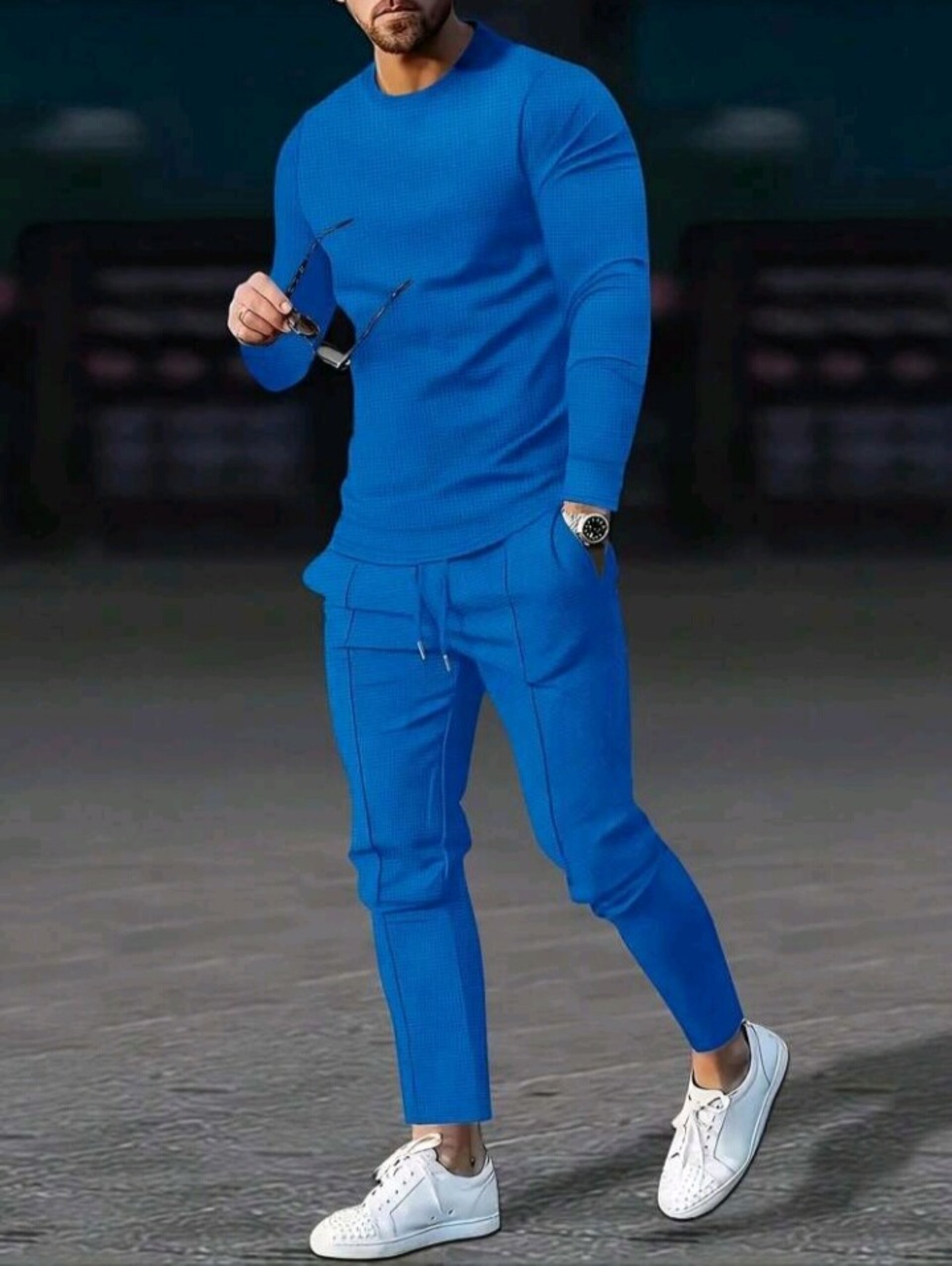 conjunto de dos piezas para hombre - 6