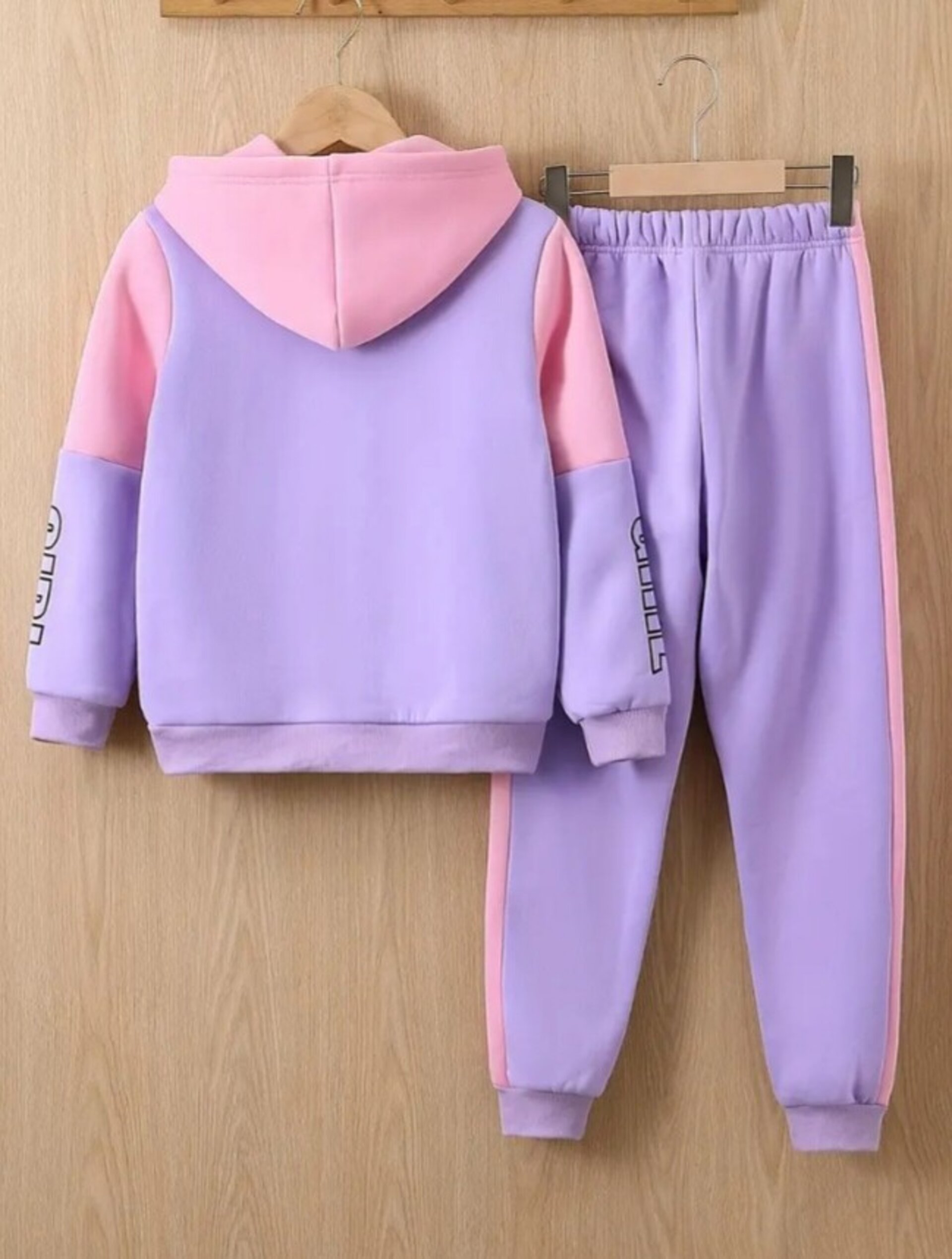 conjunto de sudadera con capucha para niña - 10