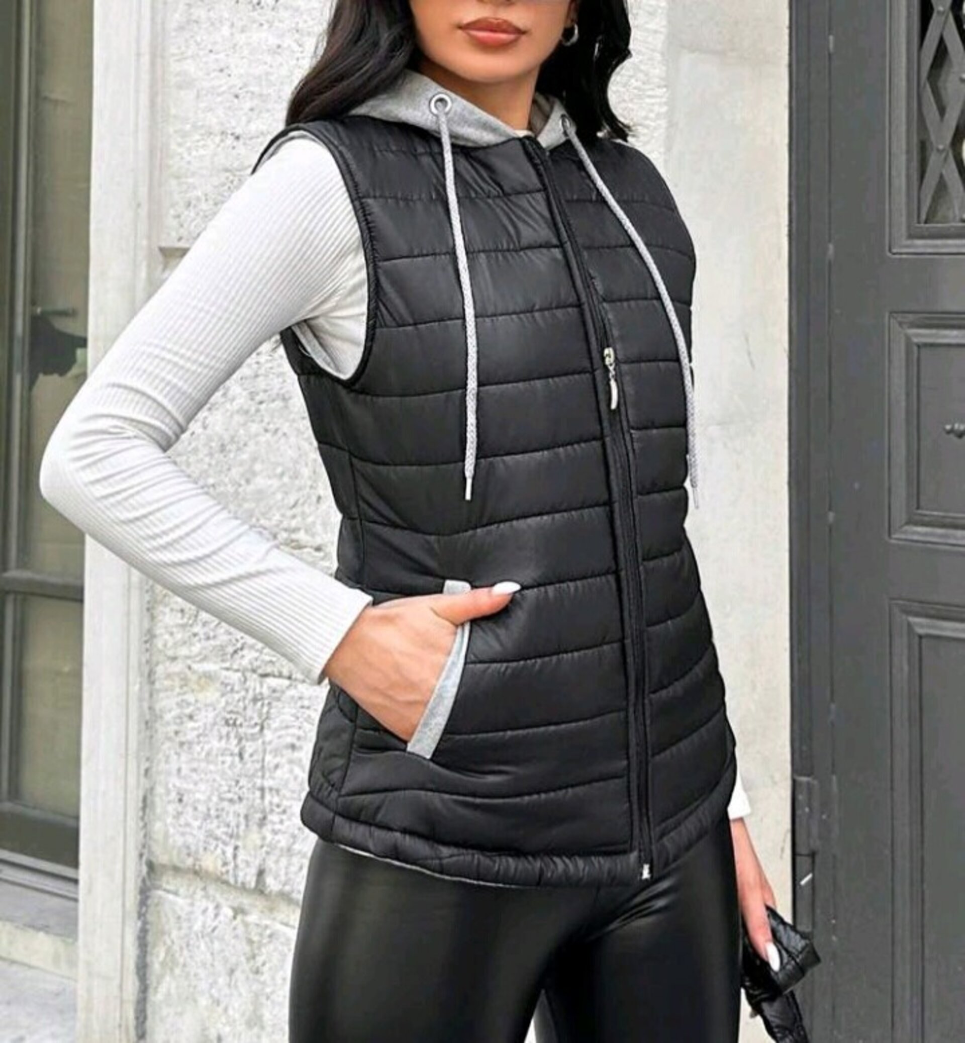 chaleco acolchado para mujer - 6