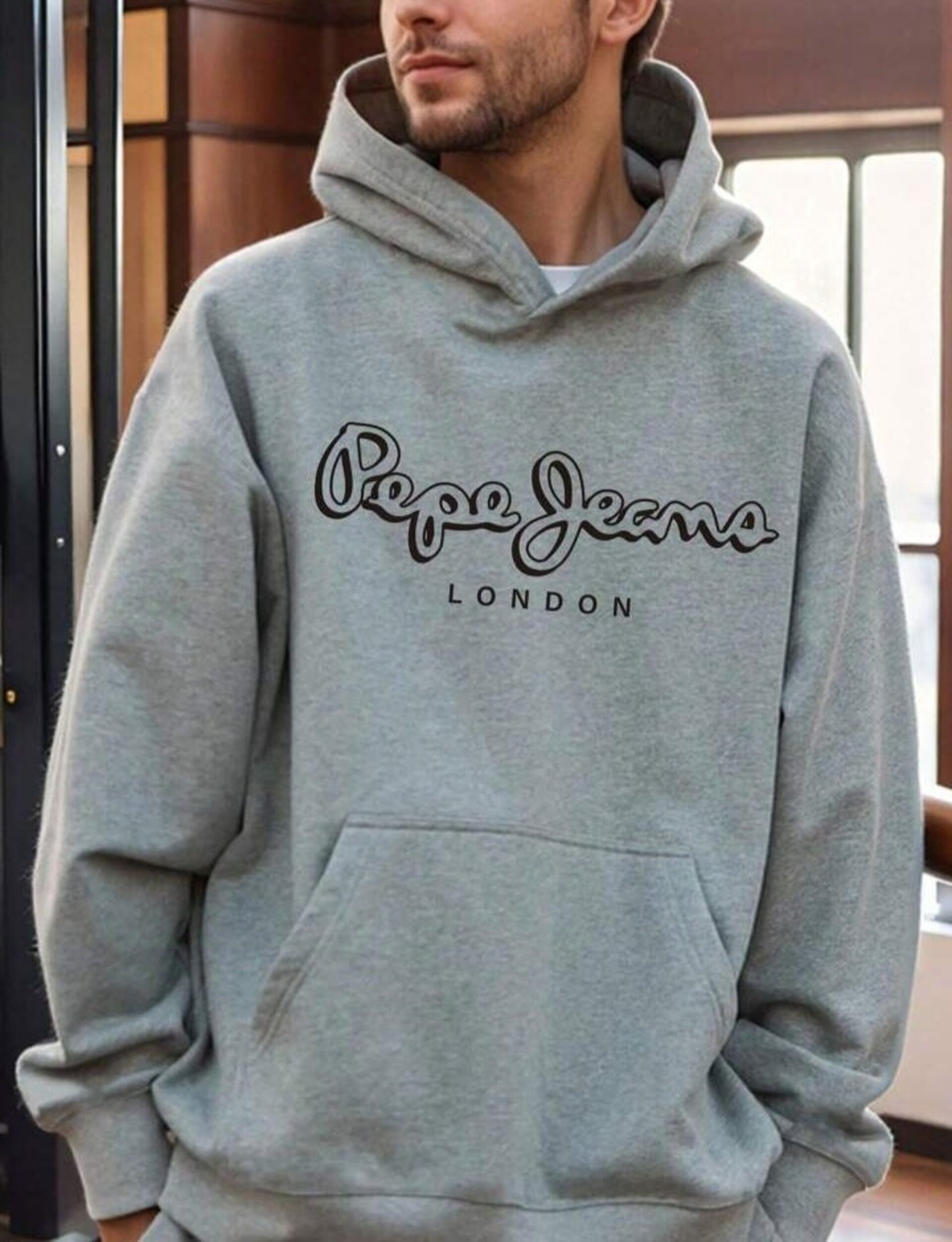 Sudadera con capucha de manga larga de hombre - 12