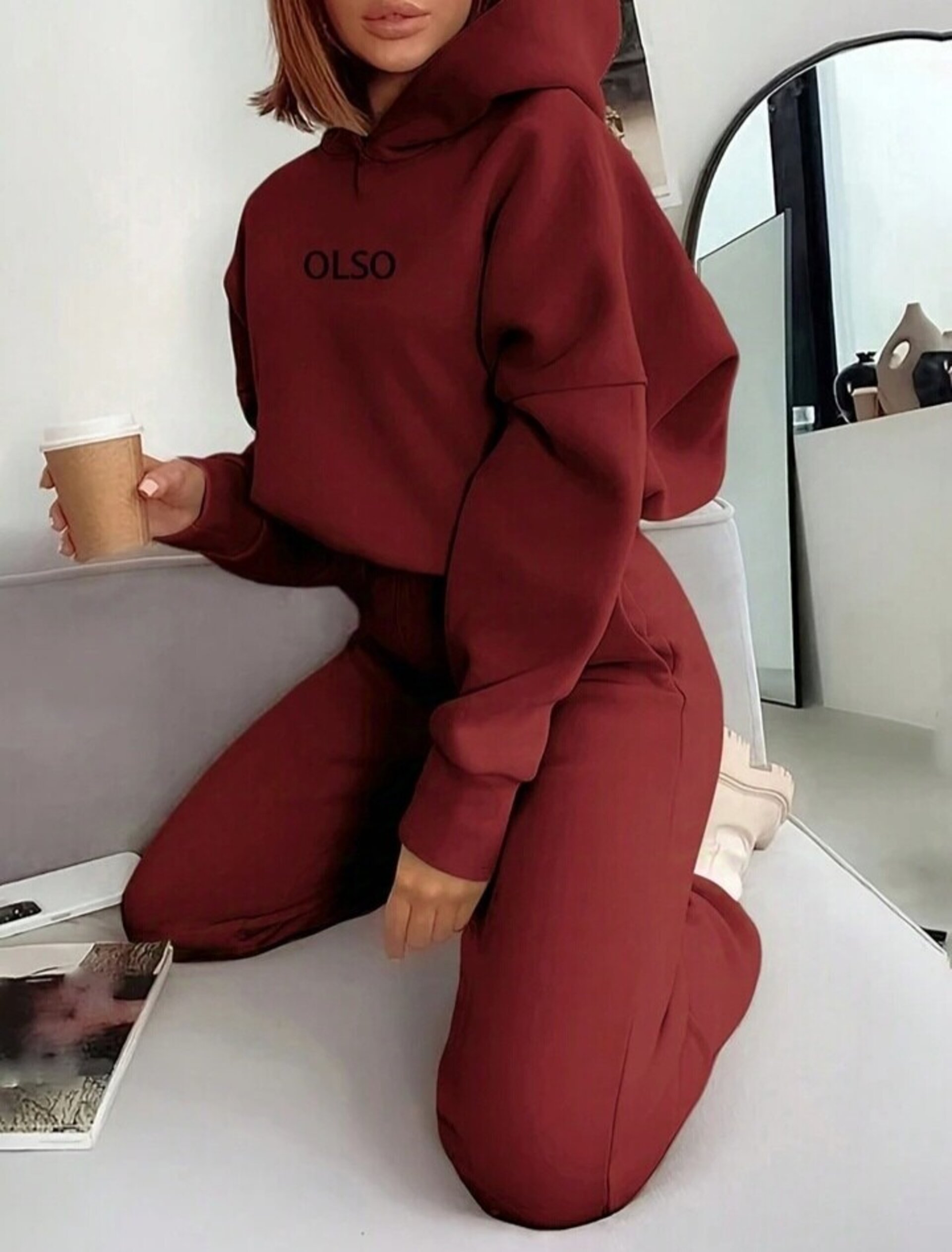 Conjunto de sudadera y pantalón de chándal mujer - 5