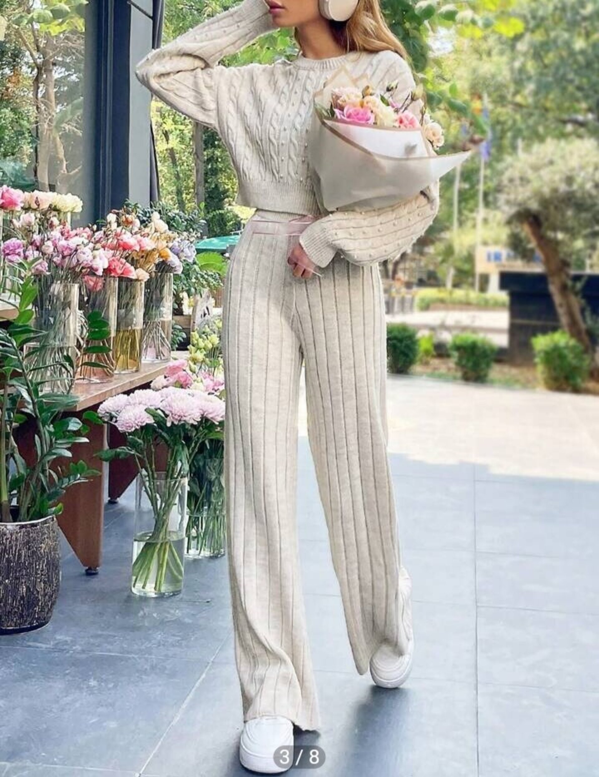 conjunto de sueter y pantalon para mujer - 3
