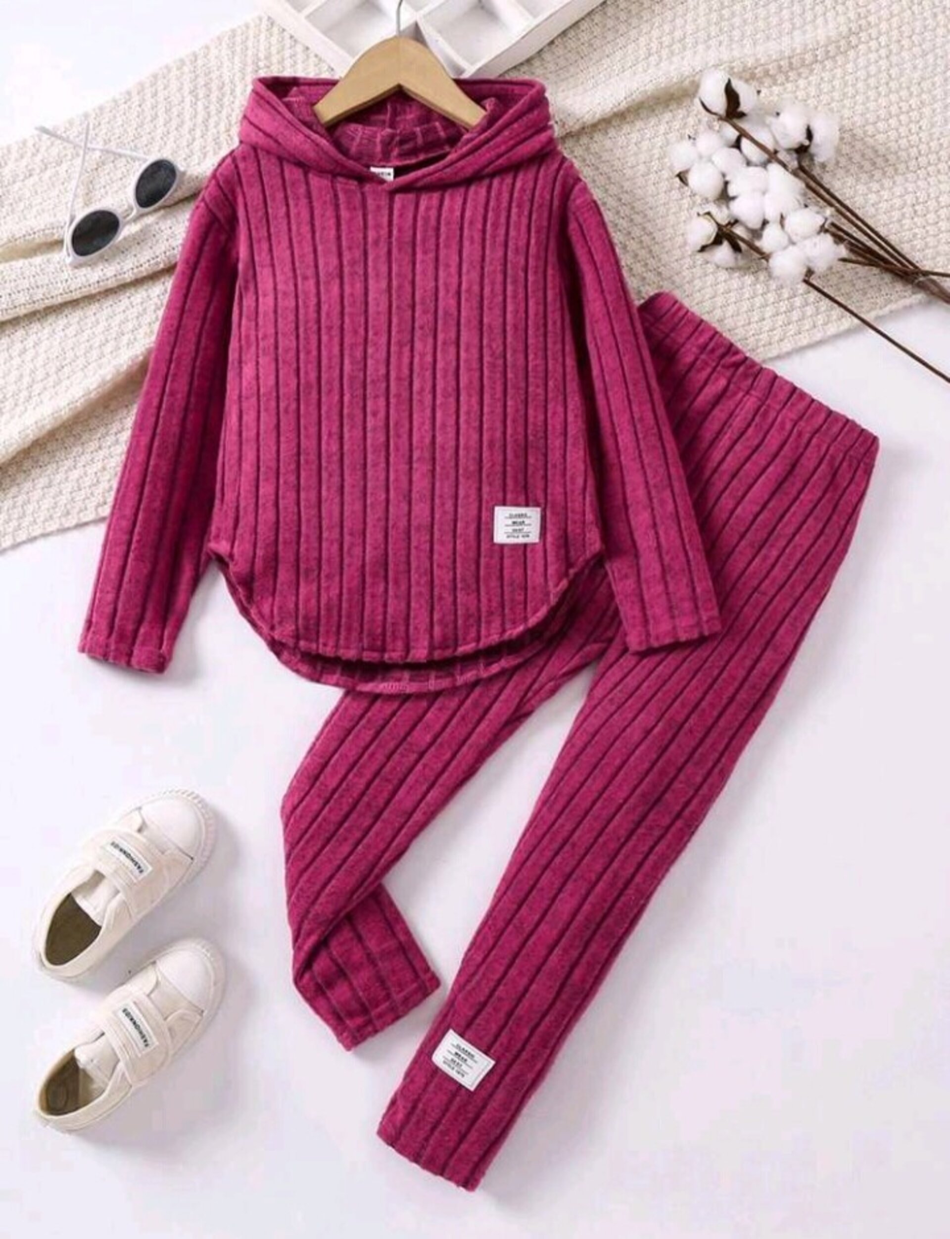 conjunto de camiseta y leggings para niña - 5