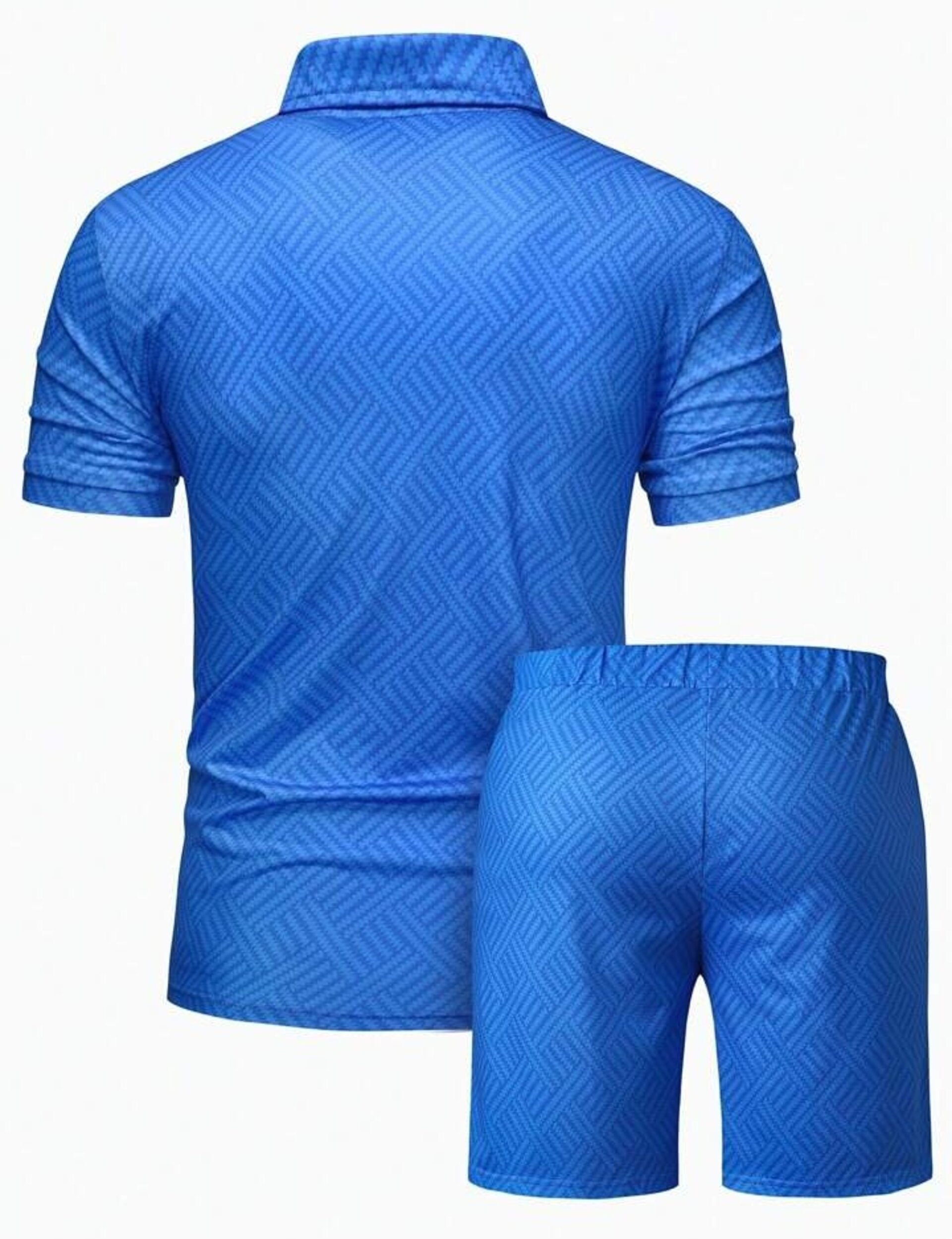 Conjunto de camisa y pantalón corto hombre - 9