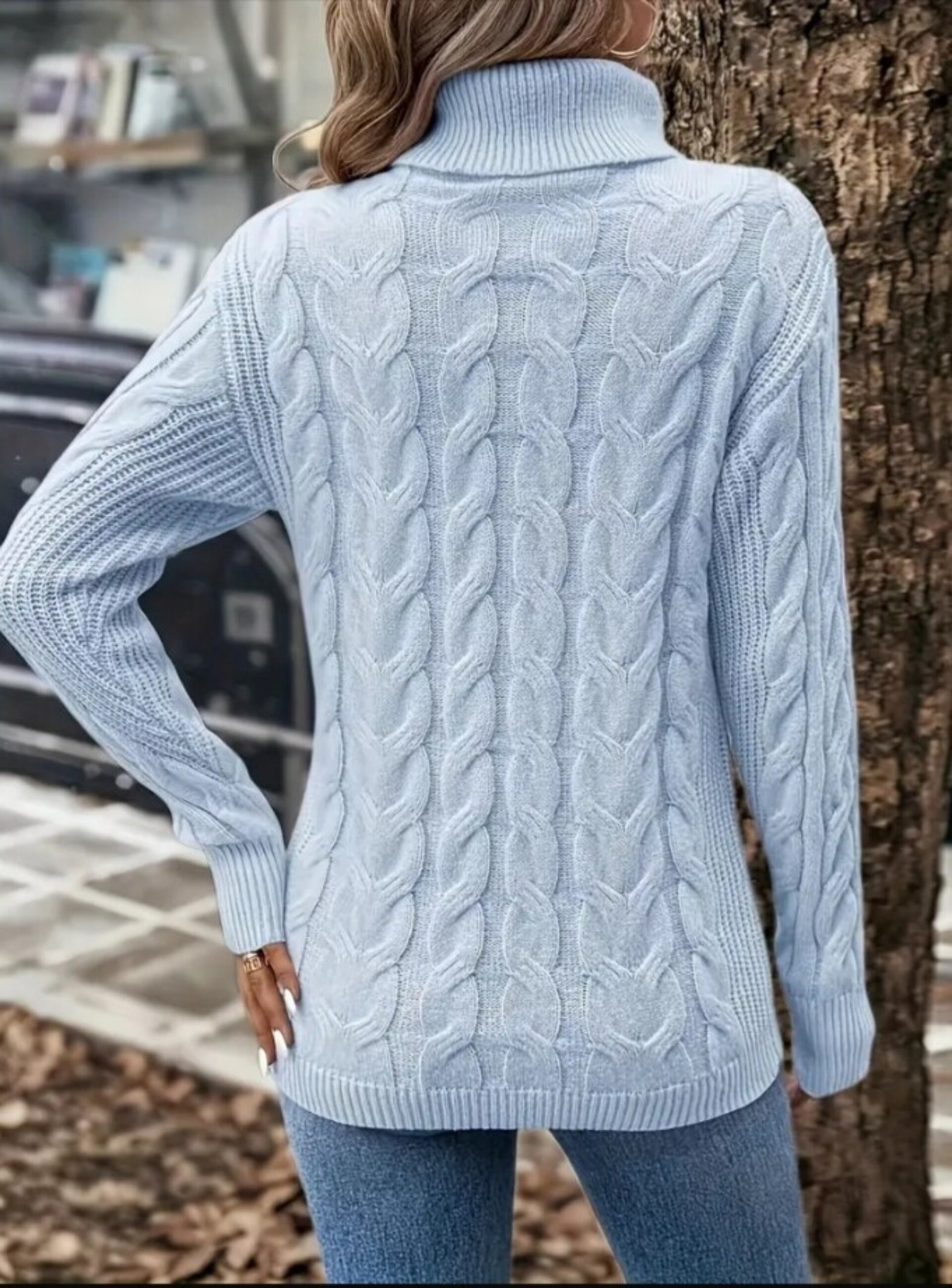 jersey de cuello alto de mujer - 2